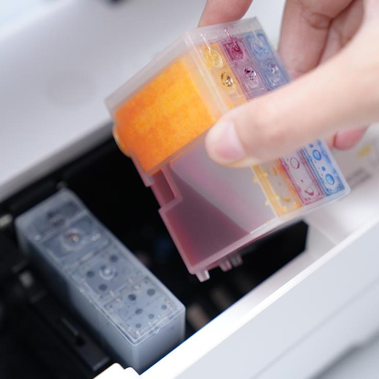 MJ03 .Compact home color inkjet printer, ideal for student homework. All-in-one, supports WiFi and double-sided printing.
