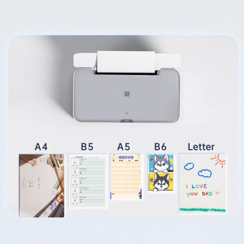 MJ03 .Compact home color inkjet printer, ideal for student homework. All-in-one, supports WiFi and double-sided printing.